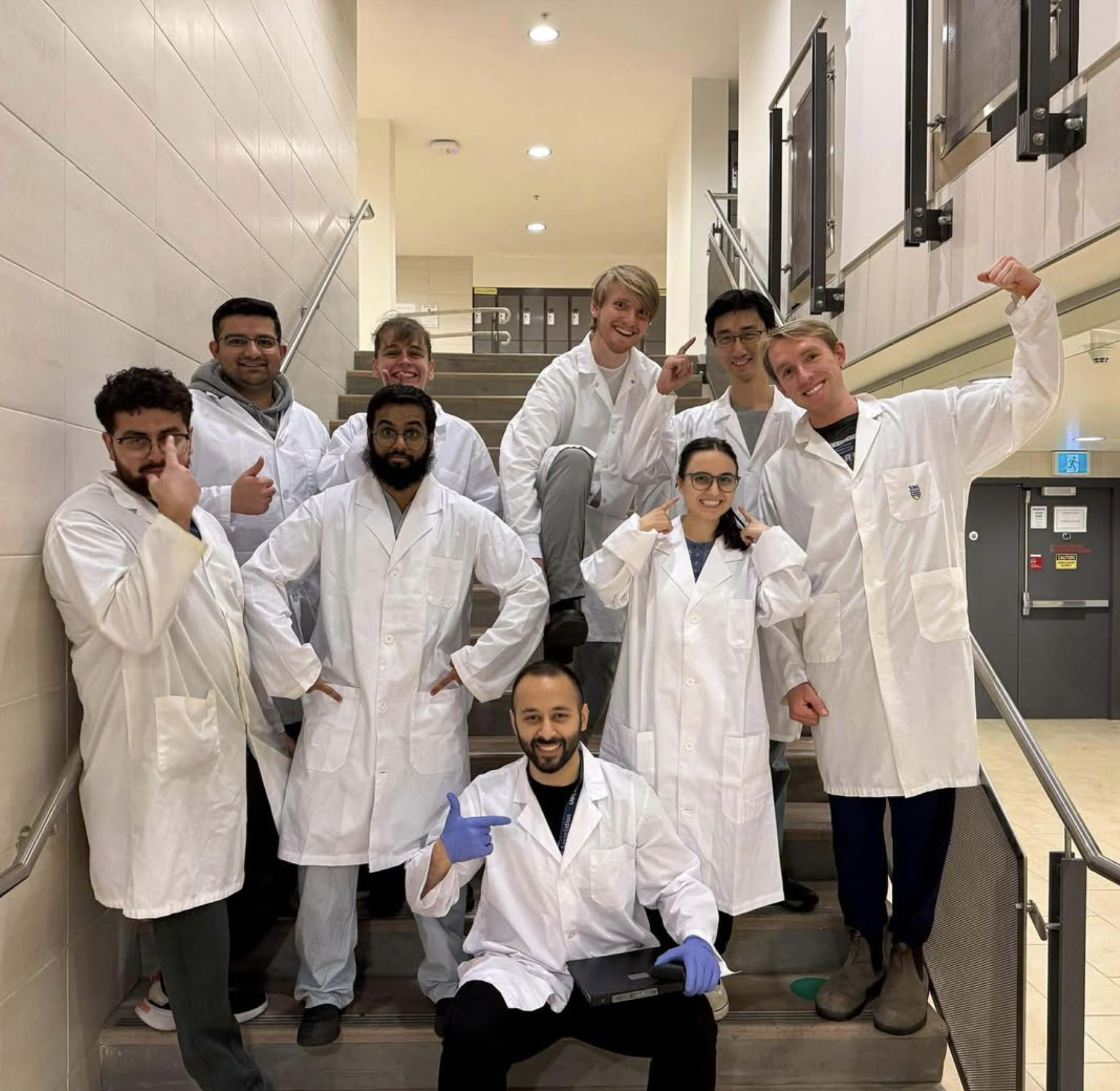 SLG student team group photo collage